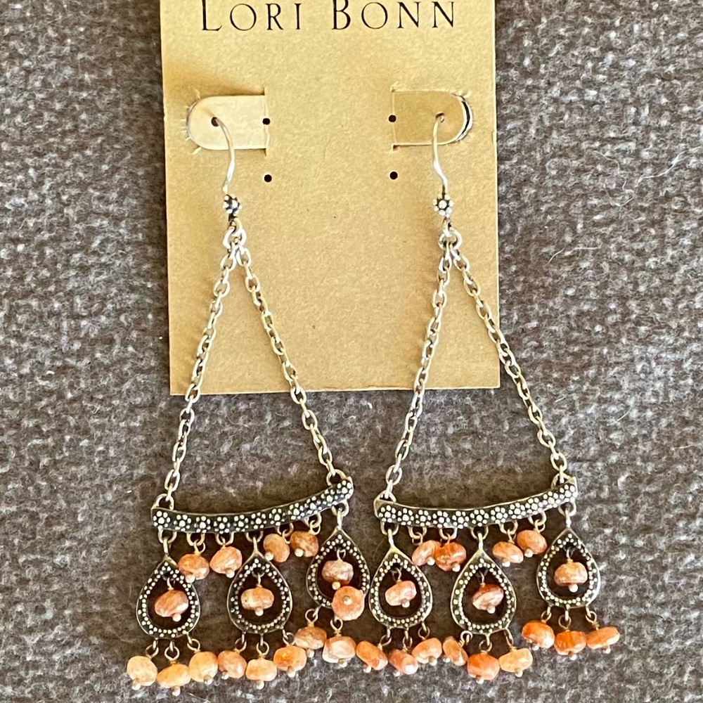 Lori Bonn Sunstone Chandelier Earring